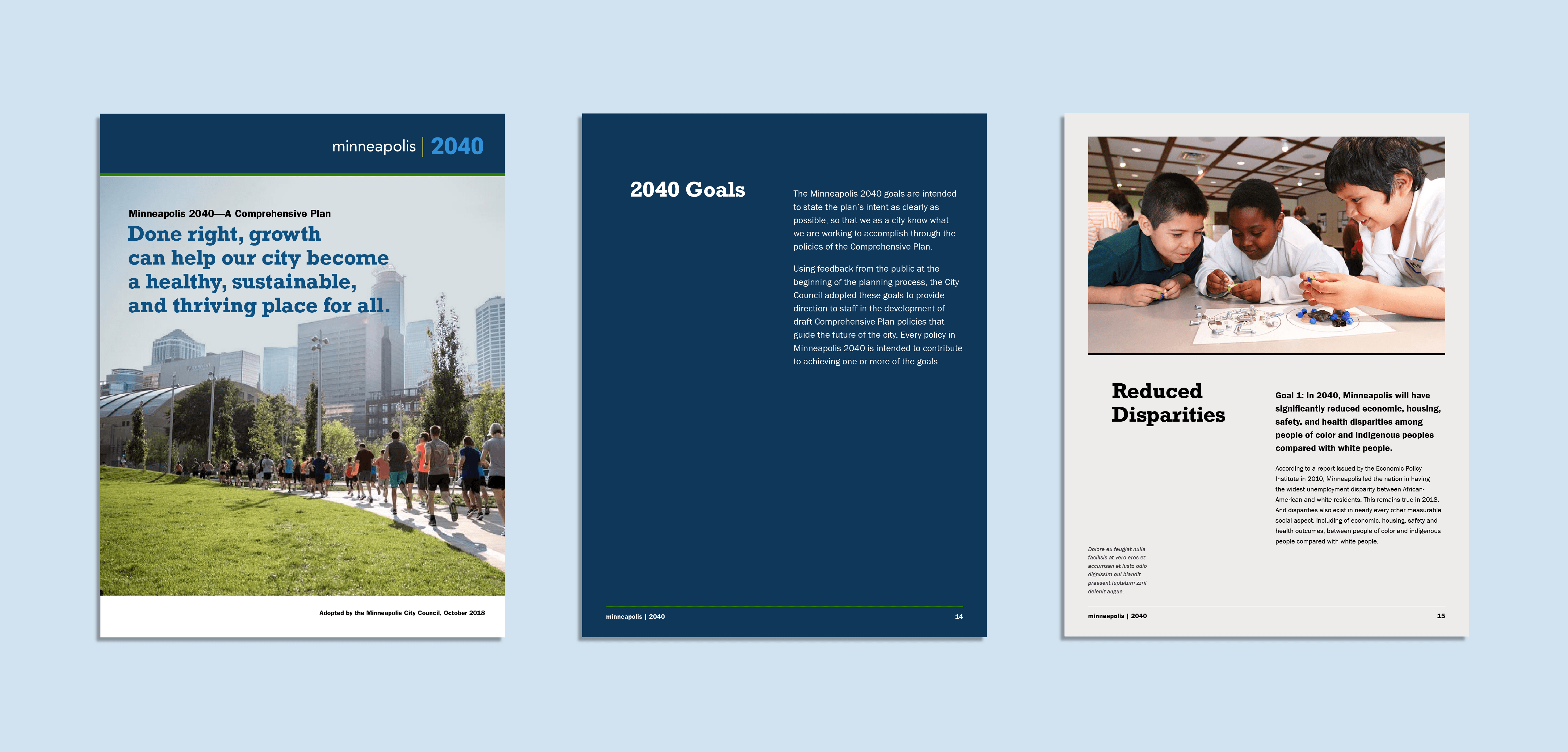 Minneapolis 2040 sample PDF pages