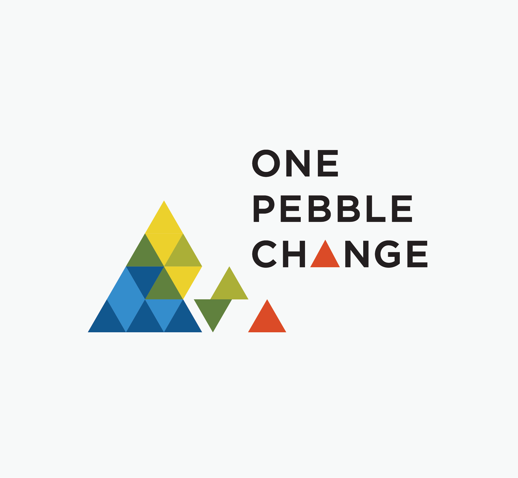 One Pebble Change logo